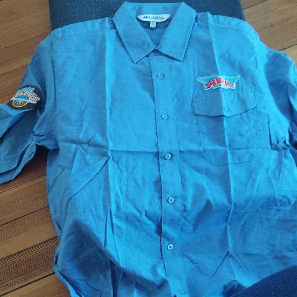Levi's Men's Blue Casual Button Down Shirt